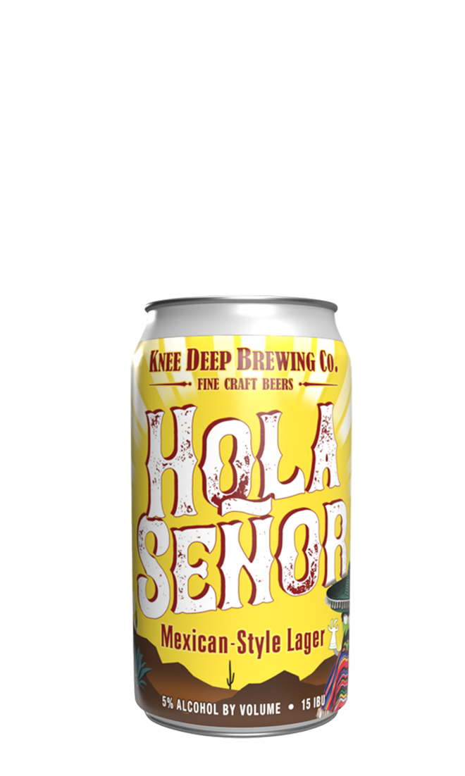 Knee Deep Hola Sensor Lager (355ml)