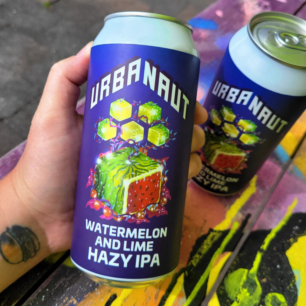 Urbanaut Watermelon And Lime Hazy IPA (440ml)