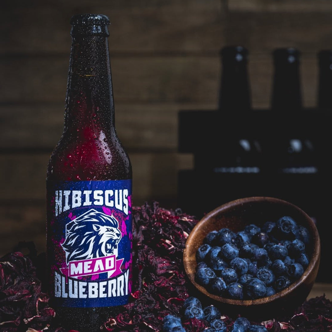 Lion City Meadery Hibiscus Blueberry Mead (330ml) - Image 2