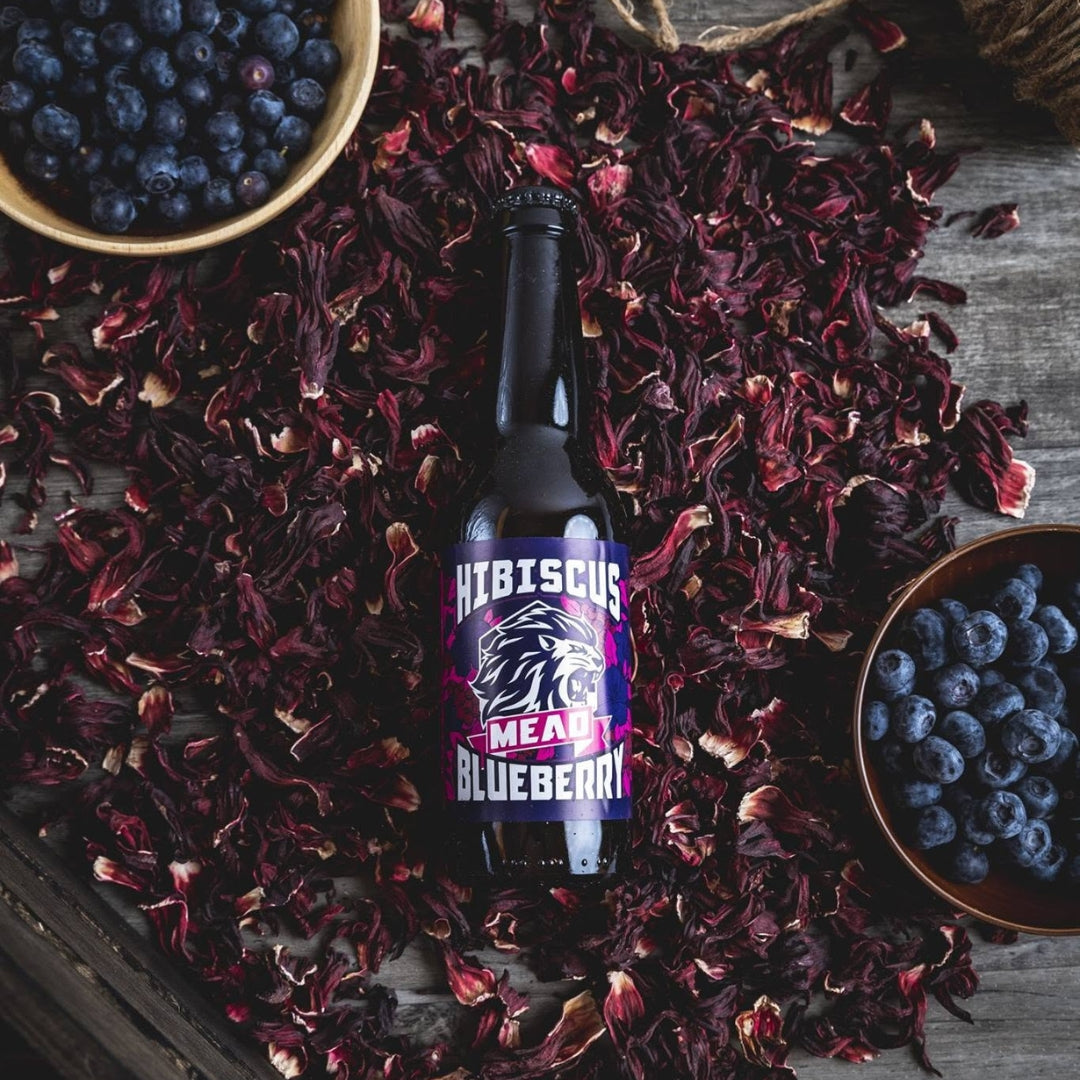 Lion City Meadery Hibiscus Blueberry Mead (330ml) - Image 3