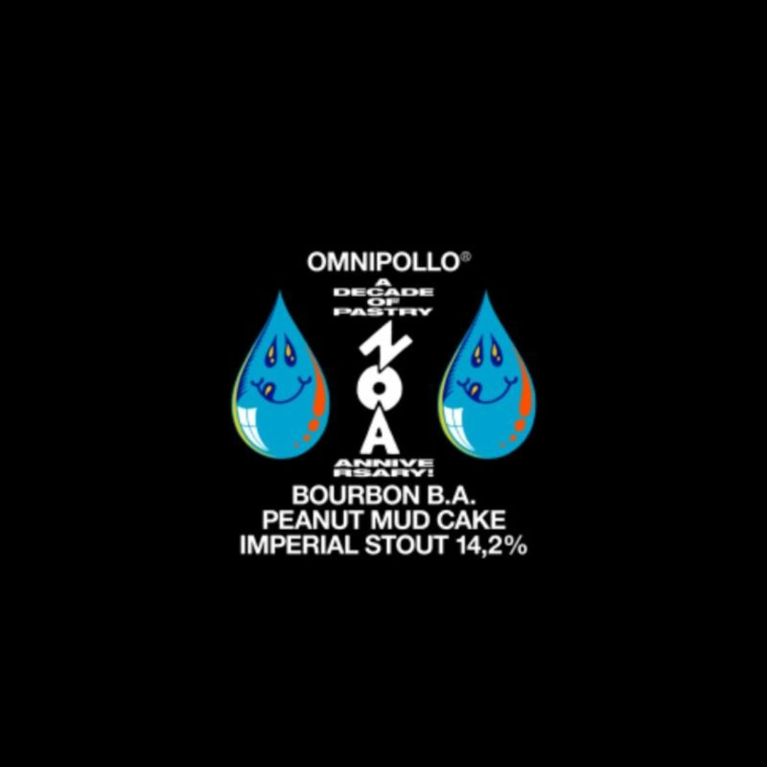 Omnipollo A Decade of Pastry - Noa Anniversary Peanut Mud Cake Imperial Stout (330ml) - Image 4