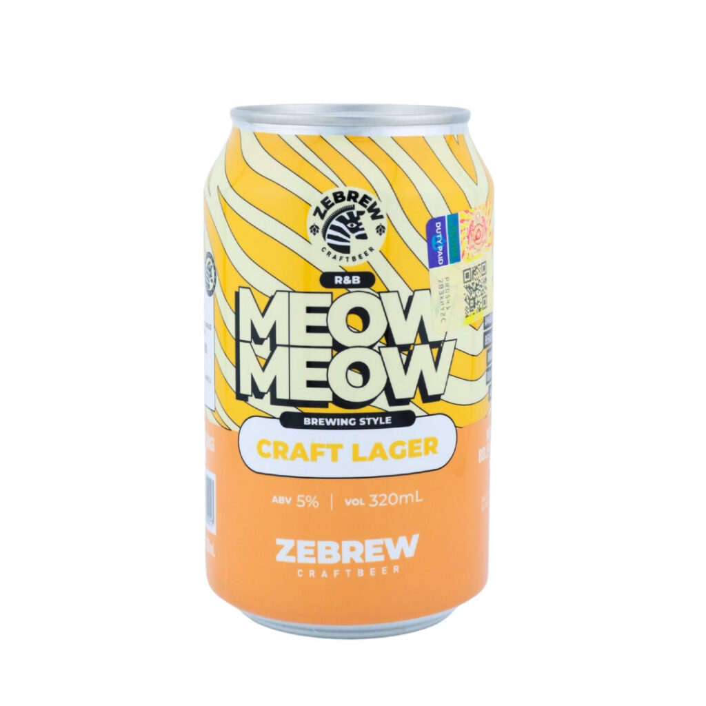 Zebrew Meow Meow Craft Lager (320ml)