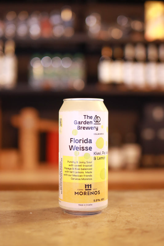 The Garden Florida Weisse: Kiwi, Papaya and Lemon Sour (Morenos collab) (440ml)