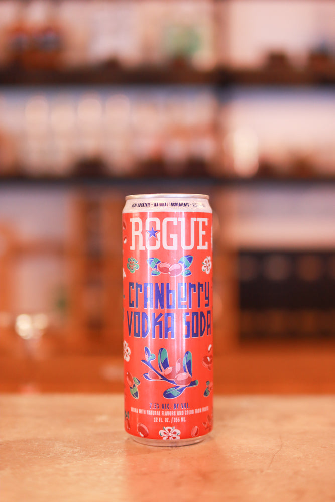 Rogue Cranberry Elderflower Vodka Soda (355ml)