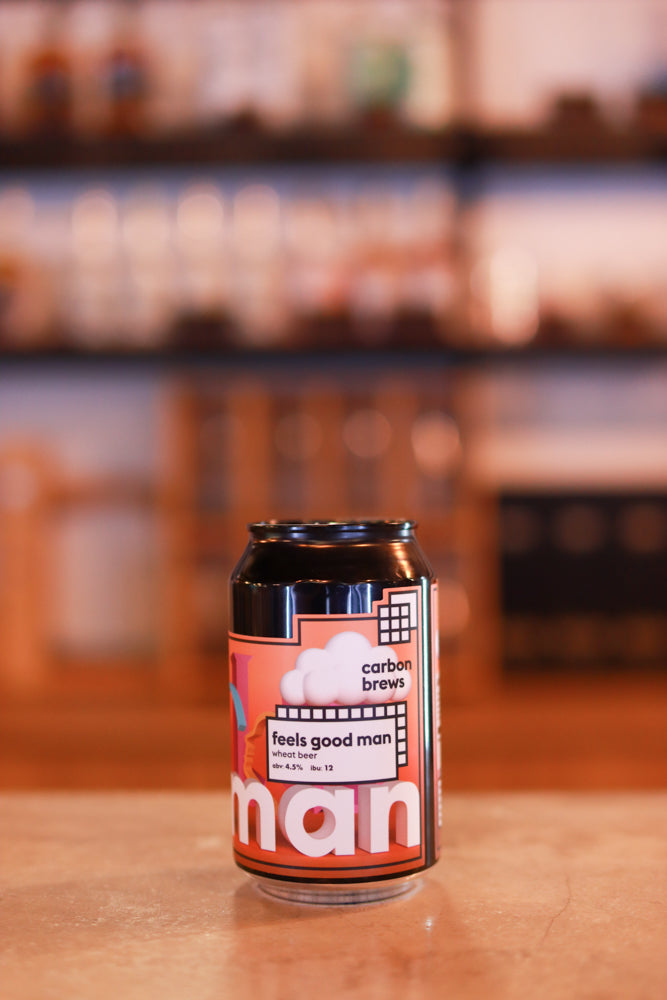 Carbon Brews Feels Good Man Wheat Beer (330ml)