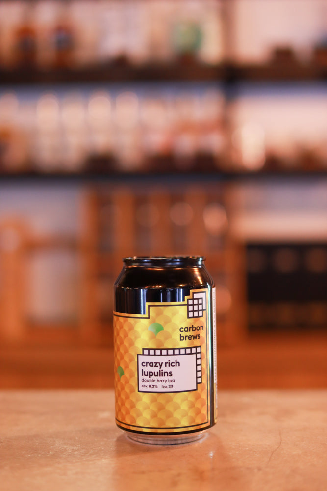 Carbon Brews Crazy Rich Lupulins Double Hazy IPA (330ml)