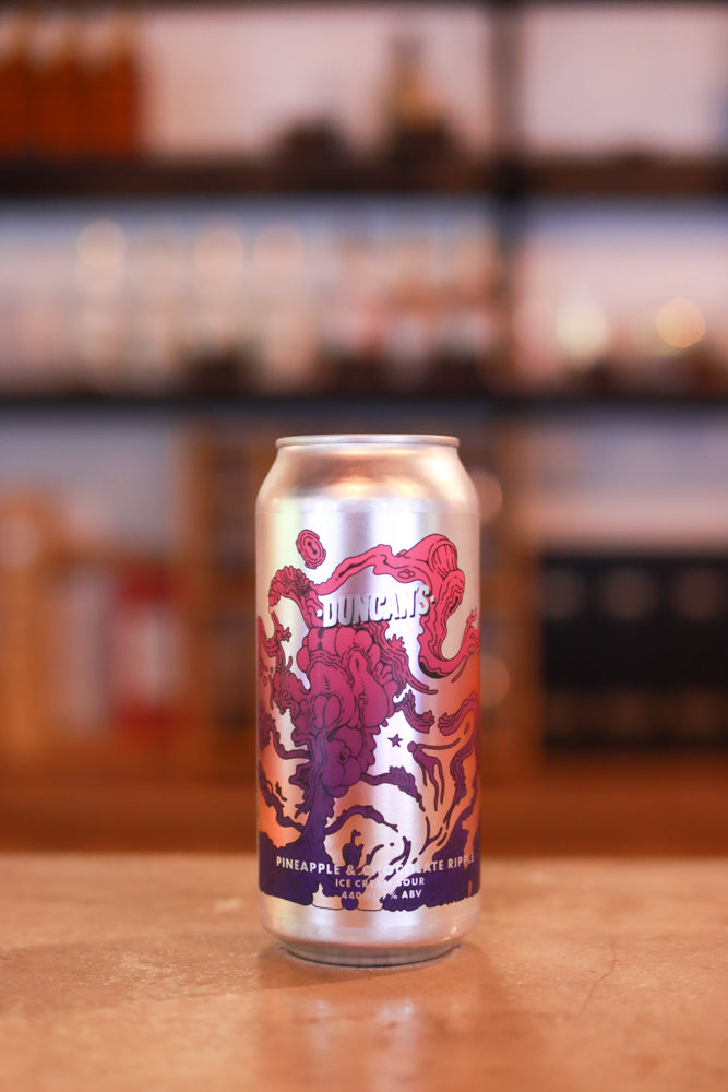 Duncan's Pineapple & Chocolate Ripple Ice Cream Sour (440ml)