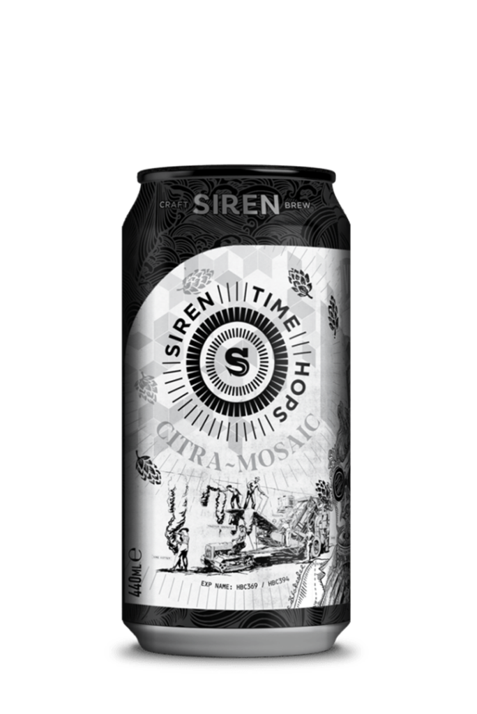 Siren Time Hops: Citra & Mosaic NEIPA (440ml)