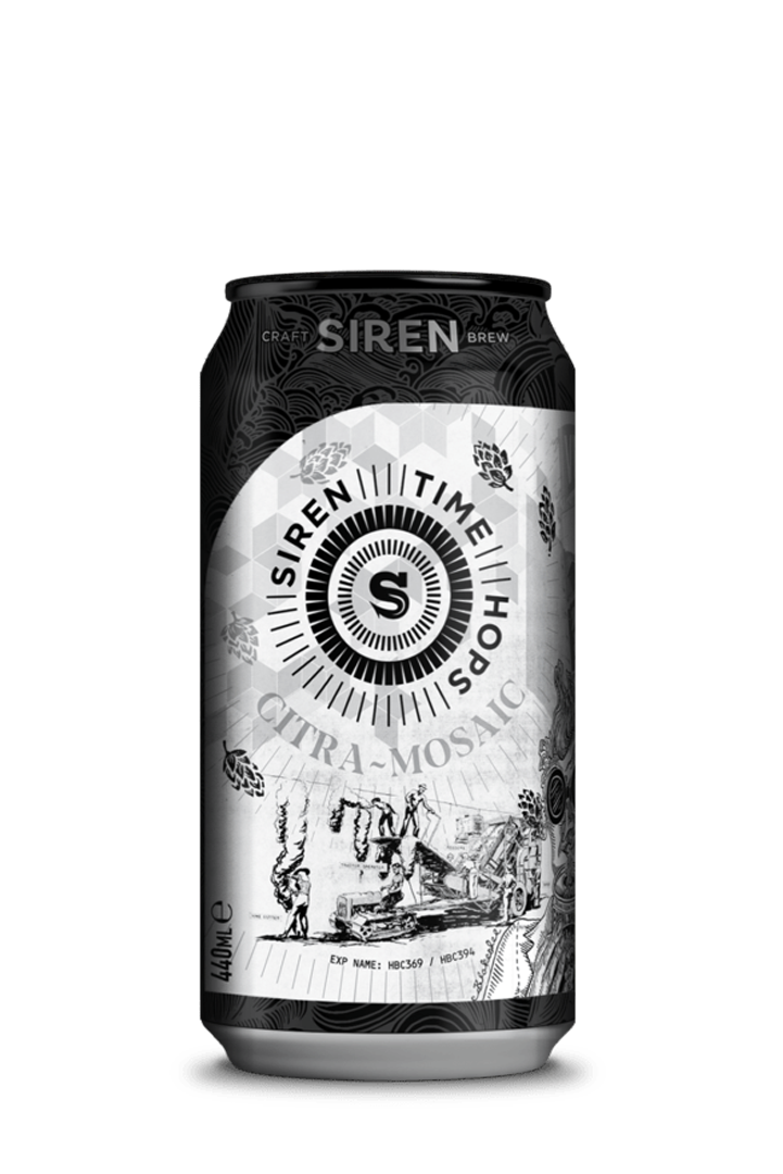 Siren Time Hops: Citra & Mosaic NEIPA (440ml)