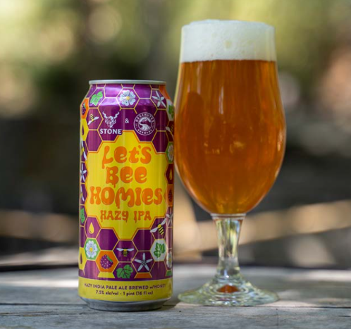 Deschutes Brewery / Stone Let’s Bee Homies Hazy IPA (473ml)